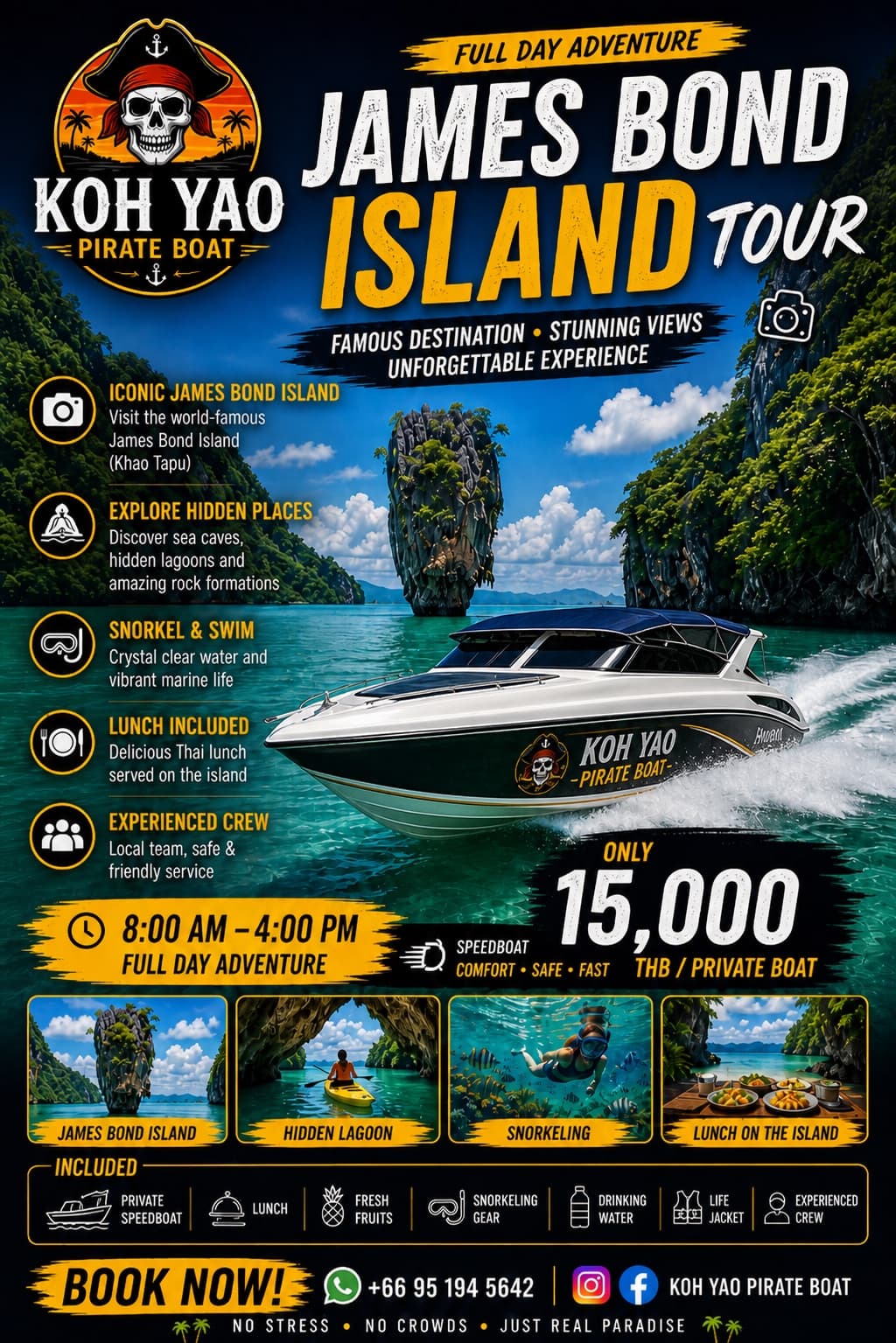 James Bond Island Tour – Speedboat